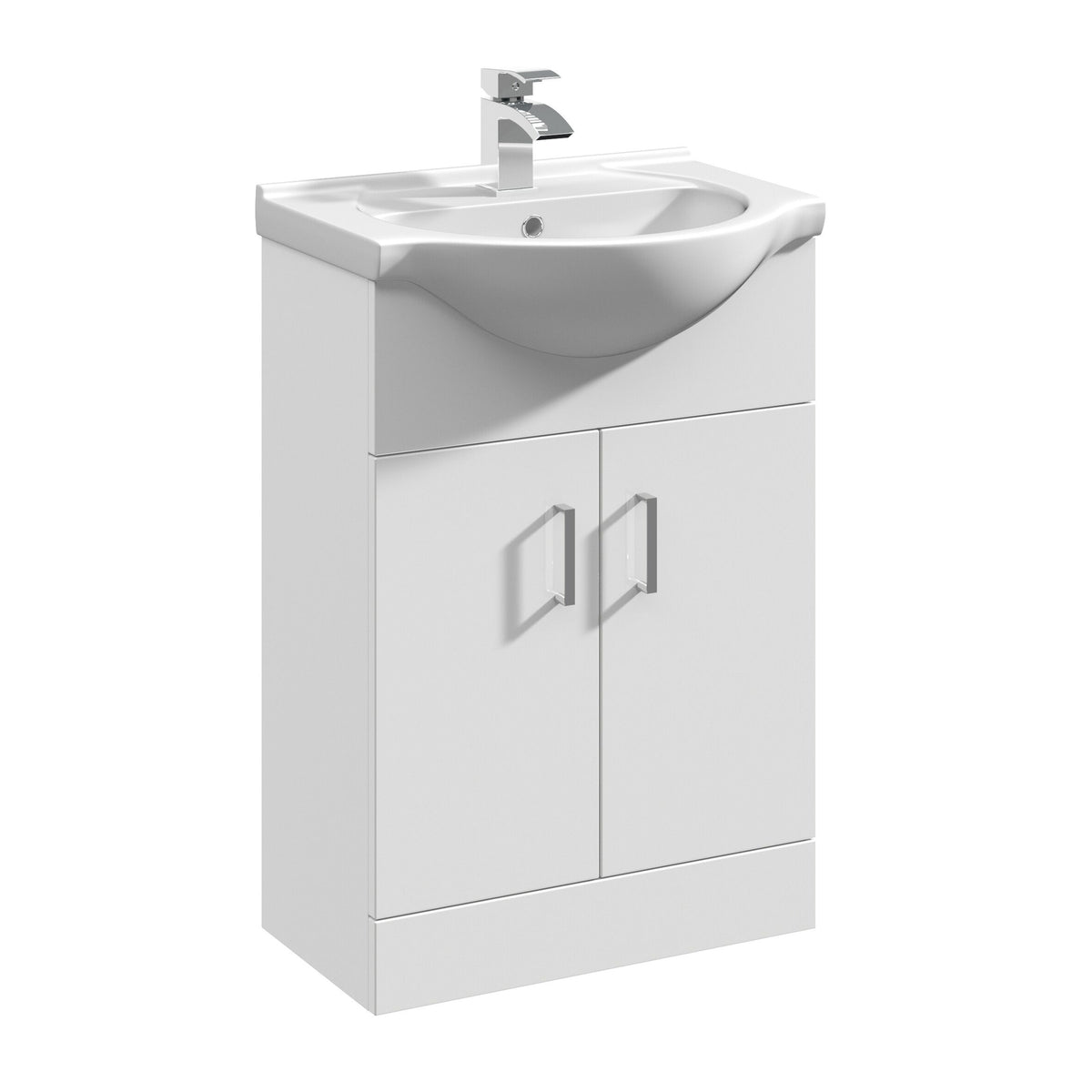 Nuie Mayford 2 Door Floor Standing Vanity Unit With Basin – 450mm, 550mm & 650mm, photo 4
