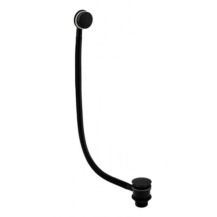 Kartell K-VIT Easy Clean Click Bath Waste & Overflow – Matt Black (WAS019)