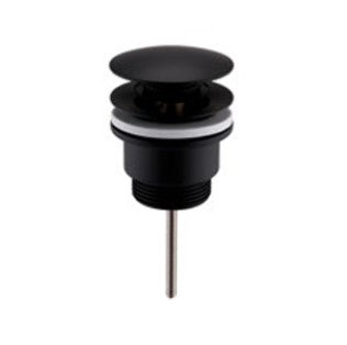Kartell K-VIT Universal Click Basin Waste – Matt Black (WAS201BL)