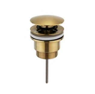 Kartell K-VIT Universal Click Basin Waste – Brushed Brass (WAS202BR)
