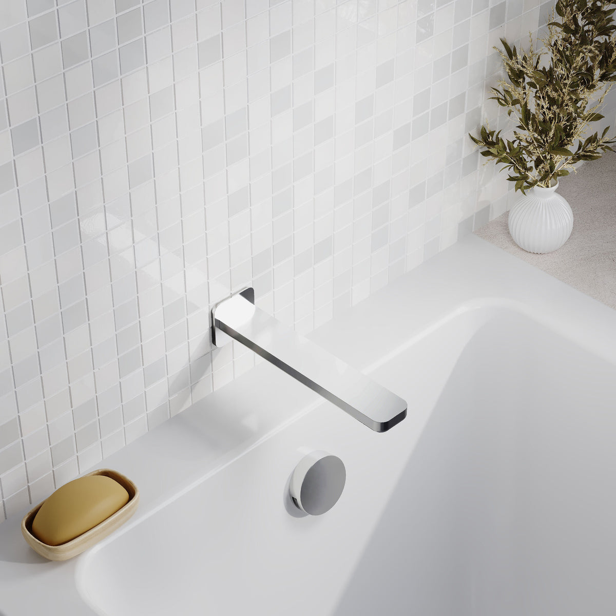 Nuie Windon Bath Spout – Chrome, photo 4