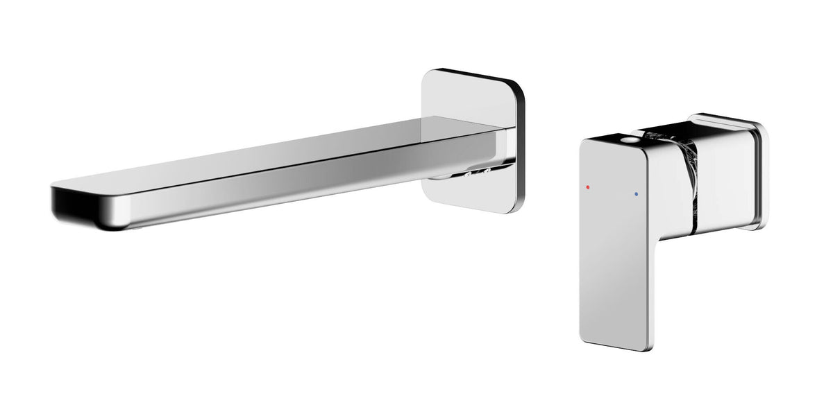 Nuie Windon 2 Tap Hole Wall Mounted Basin Mixer, photo 3