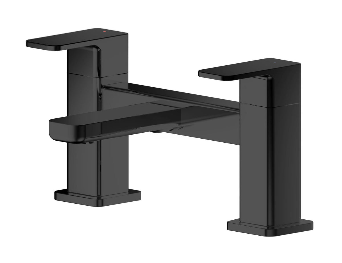 Nuie Windon Deck Mounted Bath Filler – Brushed Bronze, Matt Black, Brushed Pewter or Brushed Brass, photo 3