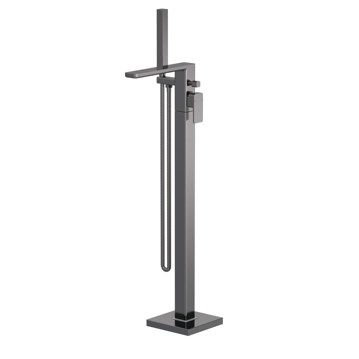 Nuie Windon Freestandning Bath Shower Mixer – Brushed Pewter, photo 2