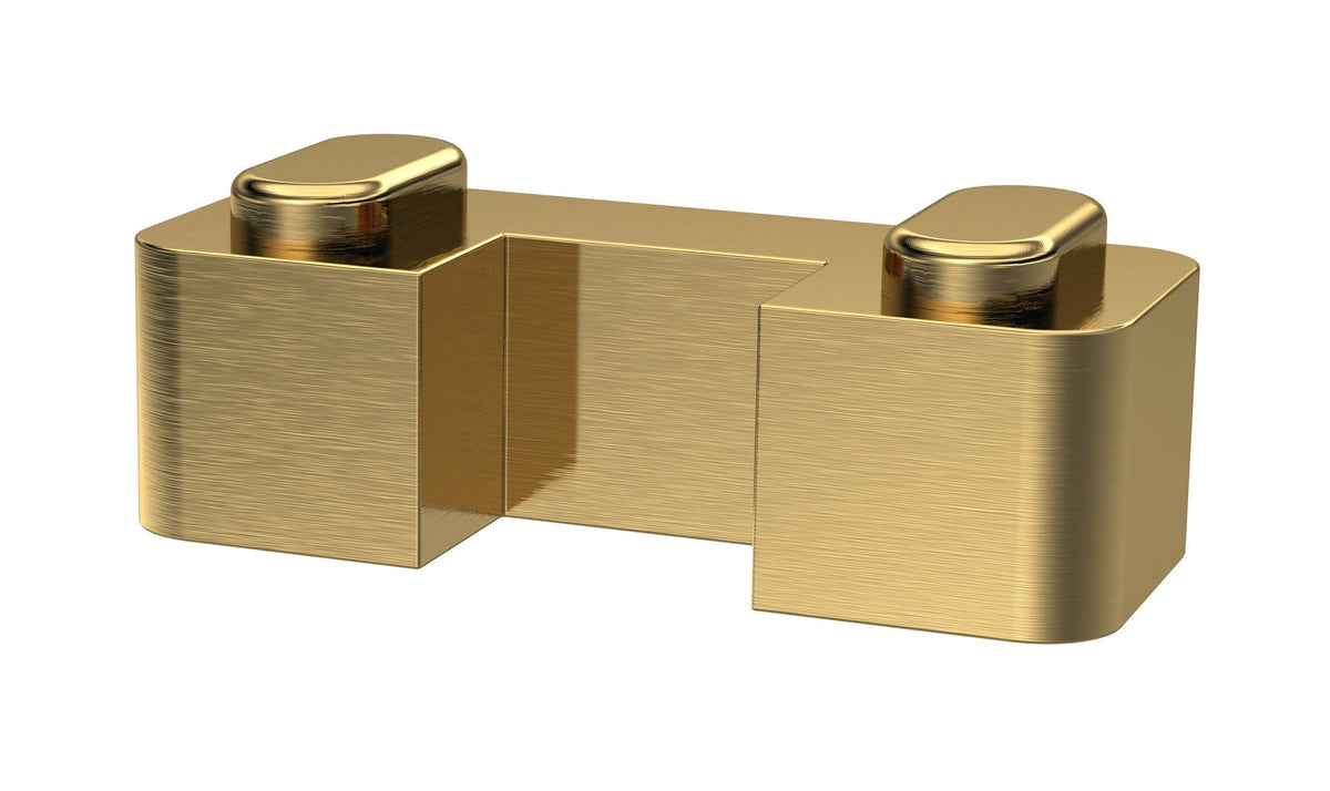 Nuie Wetroom Screen Horseshoe Support – Brushed Brass, photo 2