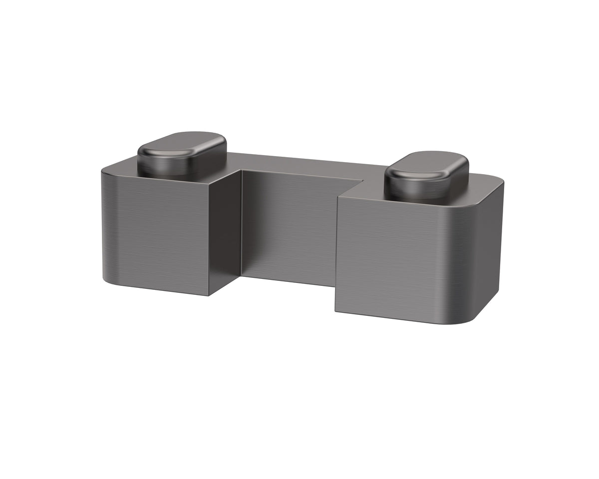 Nuie Wetroom Horseshoe Support Foot – Brushed Pewter