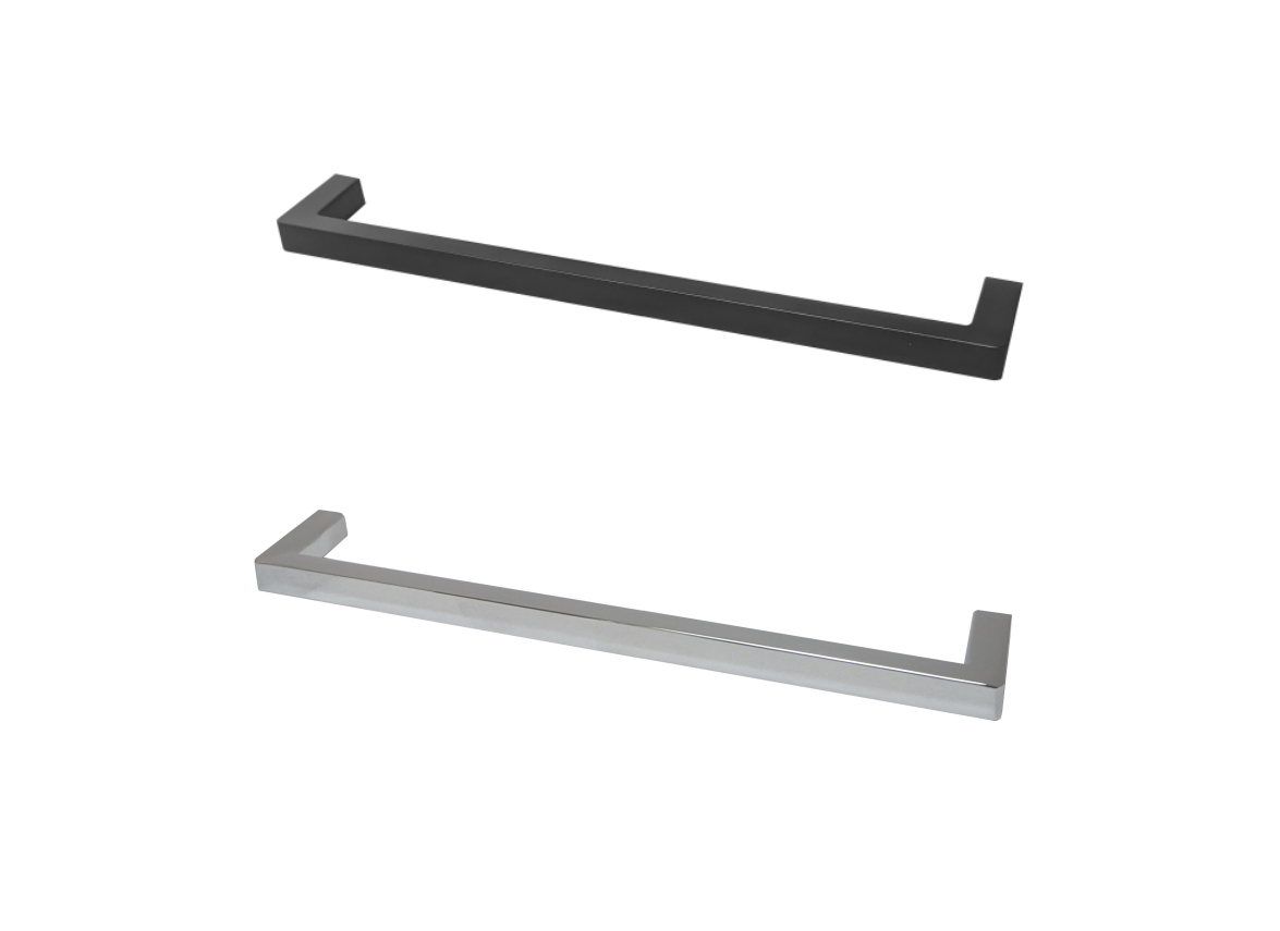 Kartell K-VIT Encore Square Handle – Chrome and Matt Black