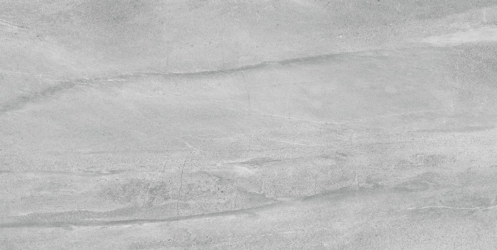 Beaufort Grey marble effect matt porcelain wall and floor tile 600x1200mm