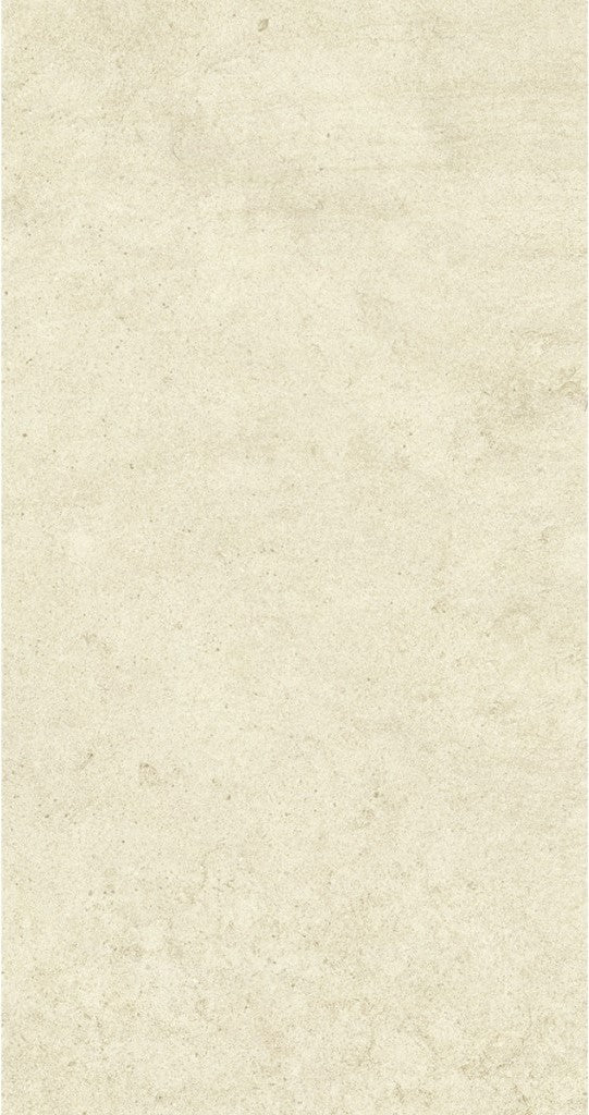 Bodega white stone effect matt porcelain wall and floor tile 600x1200mm