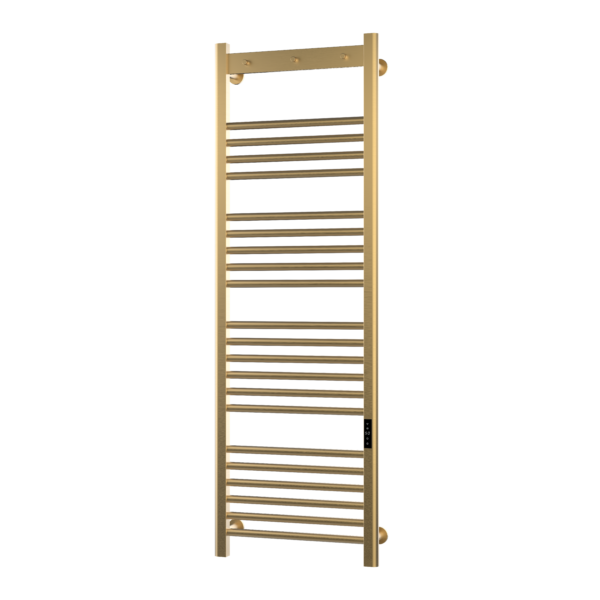 Kartell K-VIT Toro brushed brass electric towel rail