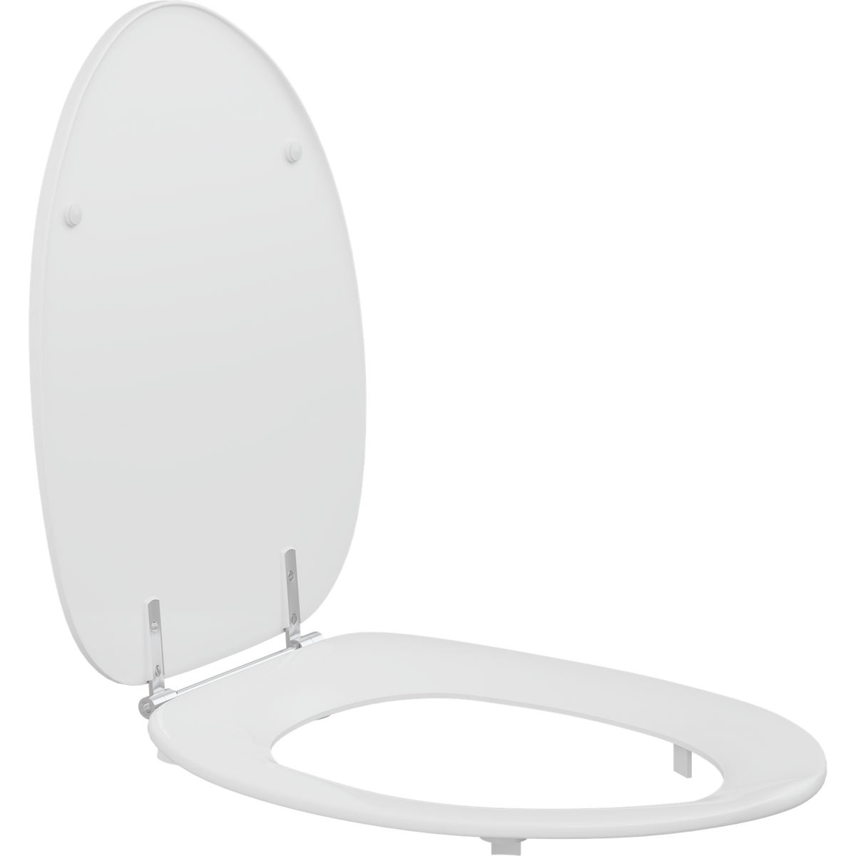 Pressalit Dania toilet seat with cover, white