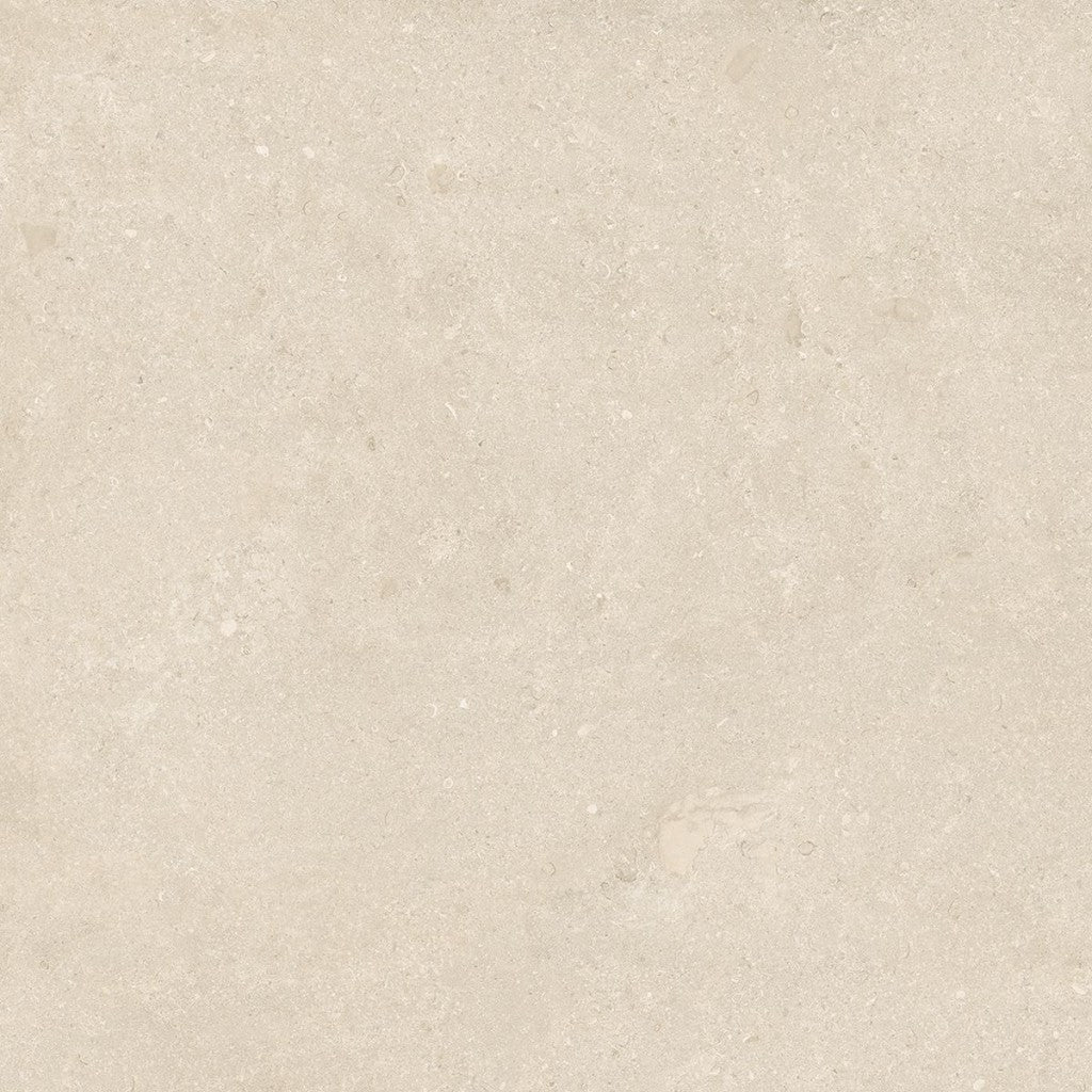 Carmel Beige Minimal Stone Effect Matt Porcelain Outdoor Paving Tile 1000x1000x20mm, view 5