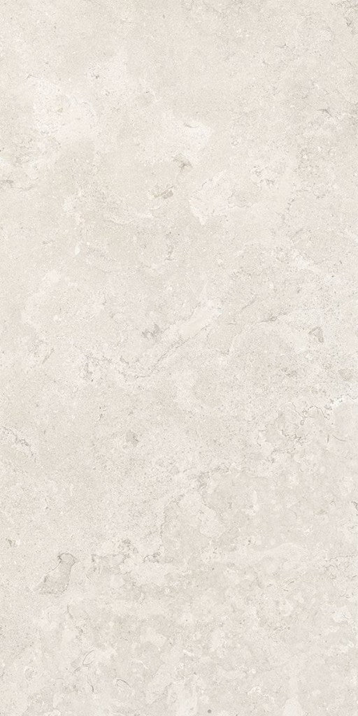 Carmel White Minimal Stone Effect Matt Porcelain Wall & Floor Tile 600x1200mm, view 2