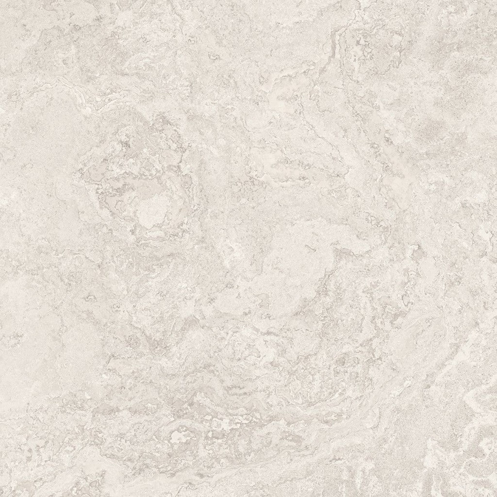 Carmel White Varied Stone Effect Matt Porcelain Wall & Floor Tile 1000x1000mm, view 3