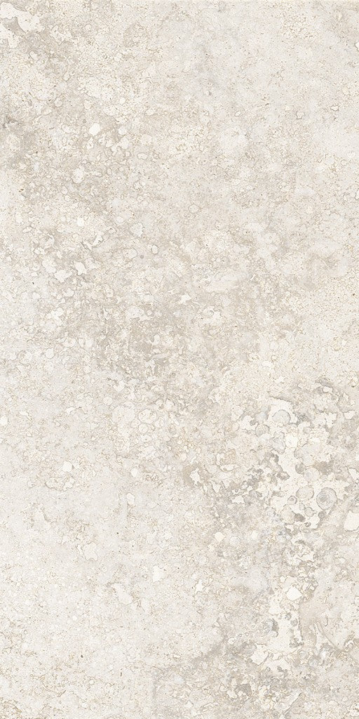 Charleston beige travertine-effect matt porcelain 300x600mm tile, room setting