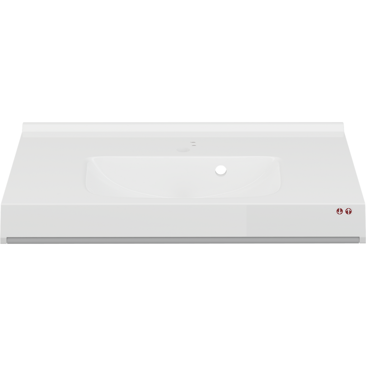 Pressalit MATRIX SQUARE vanity wash basin in a care bathroom