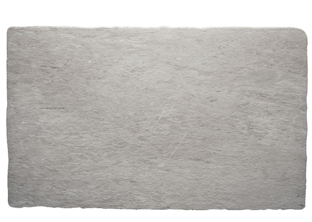 Florence pale grey flagstone-effect tile 500x500mm, surface detail