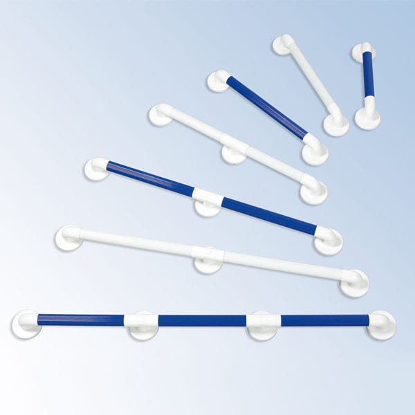 AKW 1900 Series Heavy Duty Fluted Grab Rail – Straight or Angled, White or Blue, photo 10