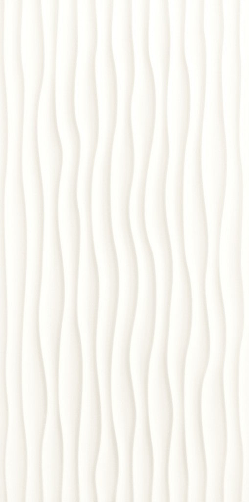 Hilton Head White Reef relief matt ceramic decor wall tile 300x600mm – image 3