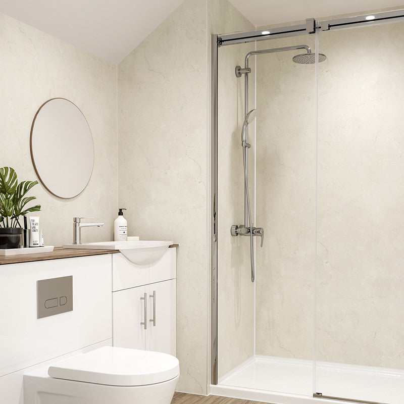 Multipanel Contemporary Marfil Cream Bathroom Wall Panel – Textured Matt, photo 5
