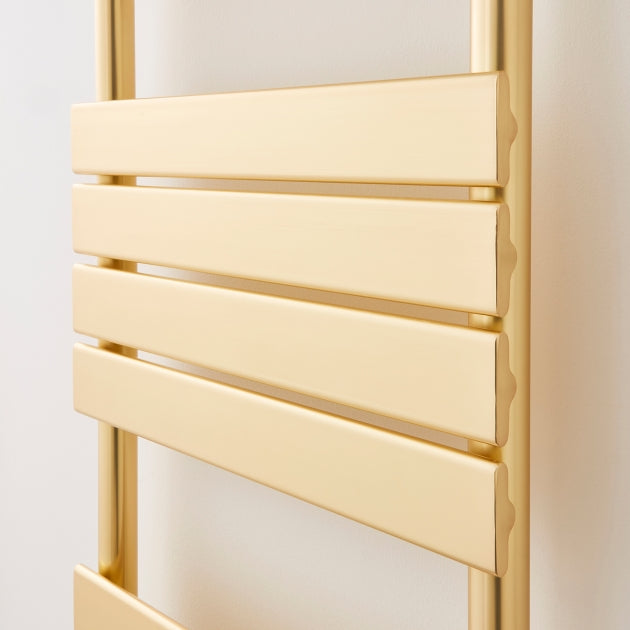 Kartell K-VIT Malibu 1200 x 500mm Towel Rail – Brushed Brass (MAL1200-500B)