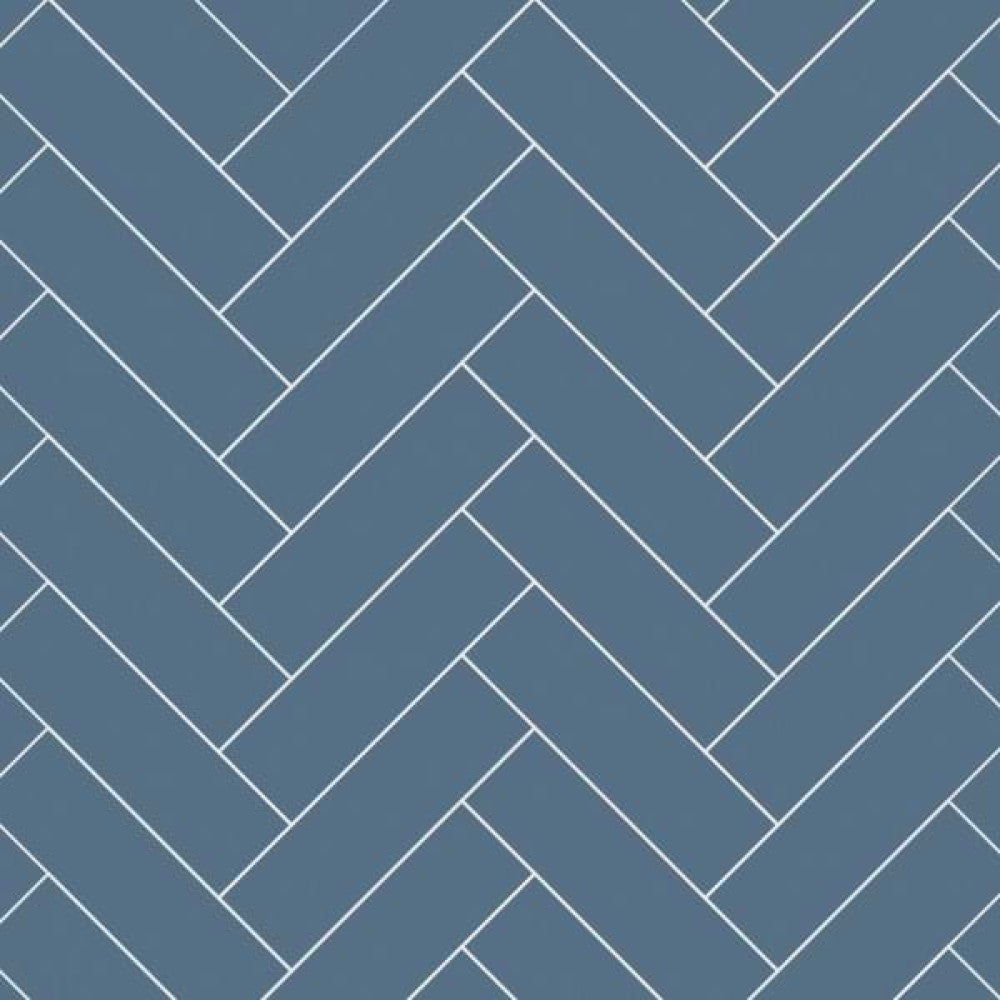 Multipanel Tile Misty Blue Herringbone Bathroom Wall Panel 2400 x 598mm – Matt
