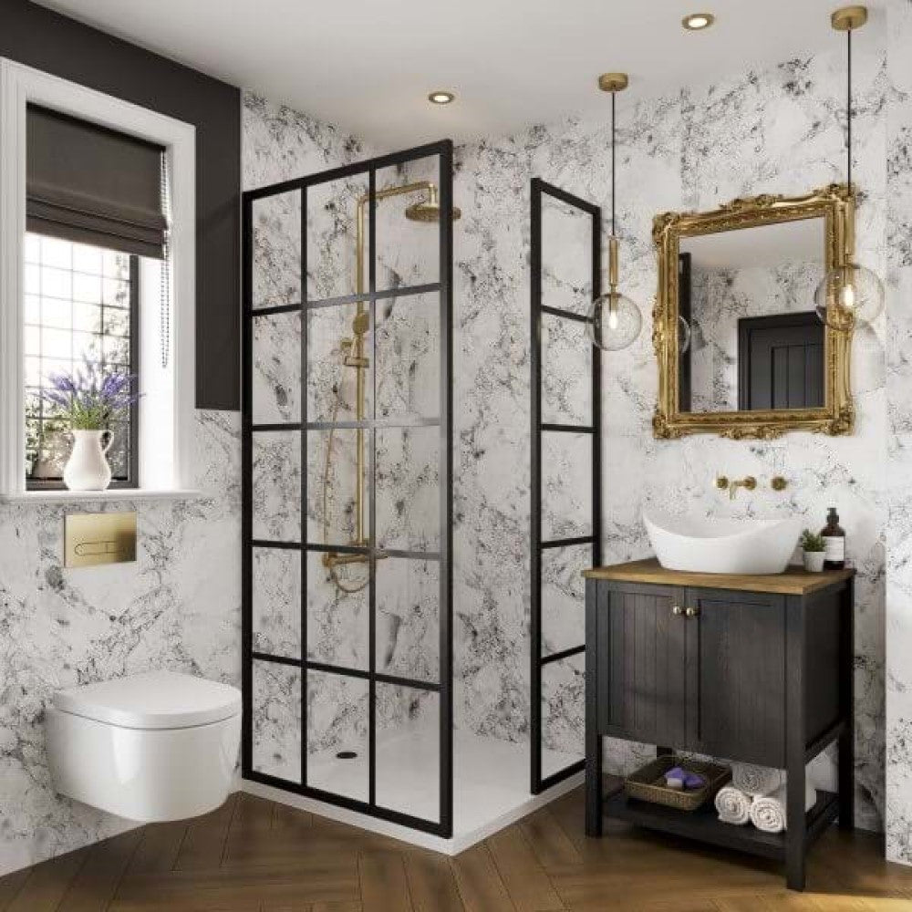 Multipanel Linda Barker Bianca Luna Bathroom Wall Panel, photo 5
