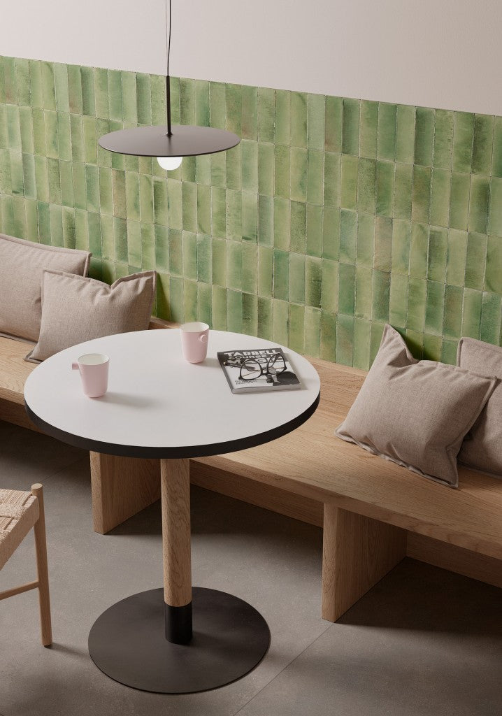 Nantucket Green gloss porcelain wall and floor brick tile 75x200mm – image 2