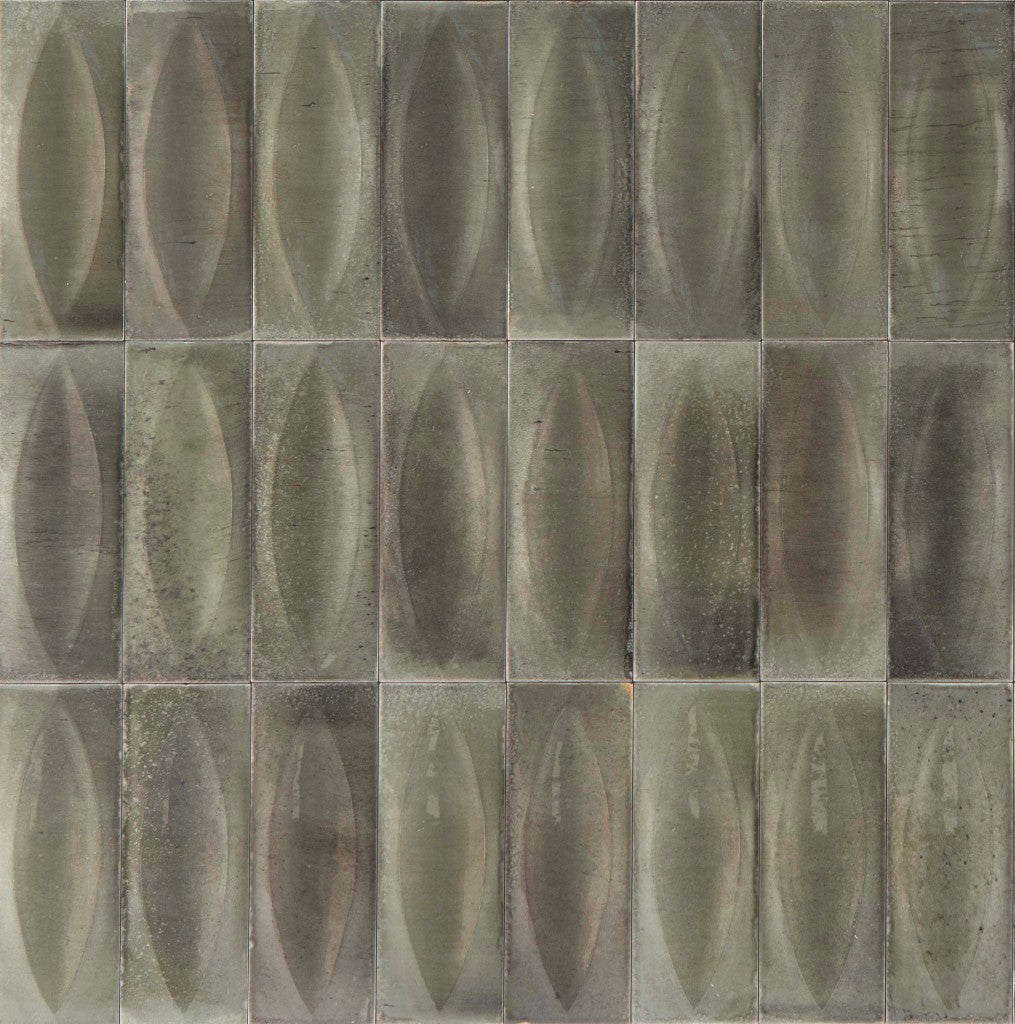 Nantucket Grey Eye Decor gloss porcelain wall and floor brick tile 75x200mm – image 3