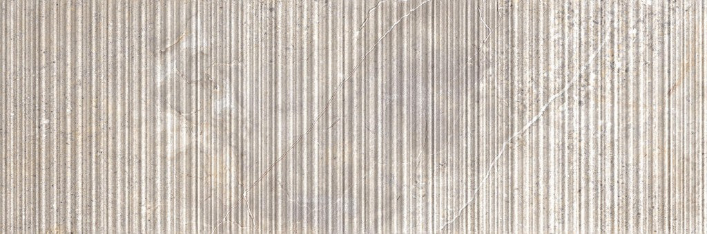 Ocean City greige stone effect satin ceramic brick decor wall tile 300x600mm