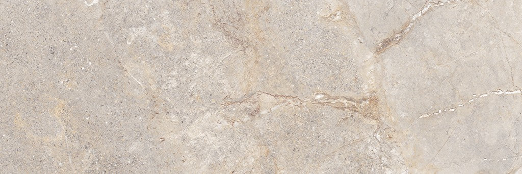 Ocean City greige stone effect satin ceramic wall tile 300x600mm