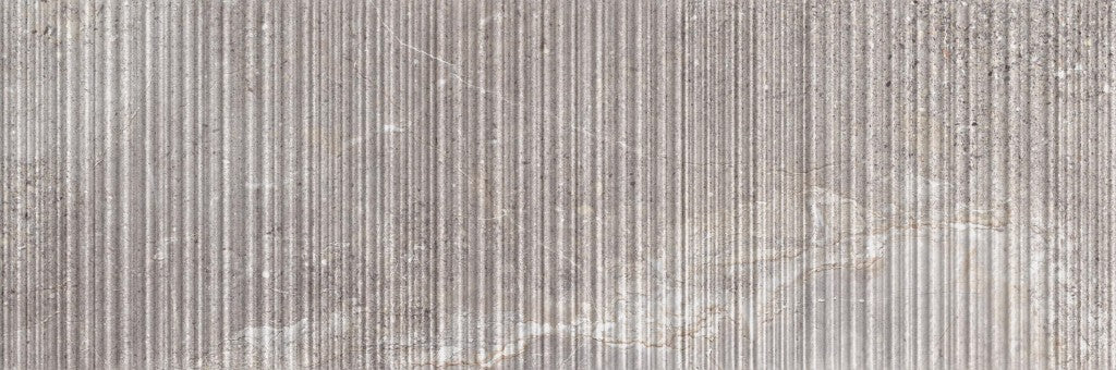 Ocean City grey stone effect satin ceramic brick decor wall tile 300x600mm