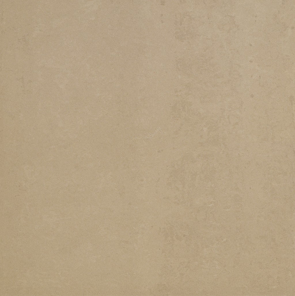 Wilmington beige plain polished porcelain wall & floor tile, 600x600mm – view 2