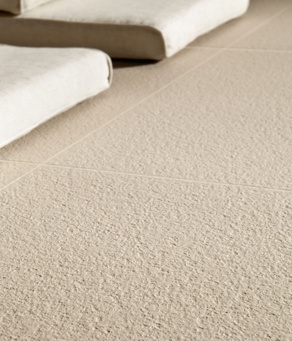 Wilmington snow plain anti-slip porcelain wall & floor tile, 600x600mm – view 4