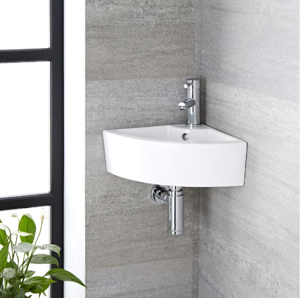 Corner Wash Basin