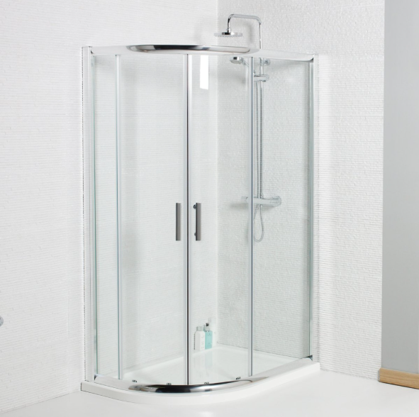Offset Quadrant Shower Screens