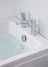Carron Integra 1800x800mm Single Ended Bath with Twin Grips- White Gloss (02396)