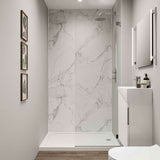Multipanel Linda Barker Calacatta Marble Bathroom Wall Panel, photo 5