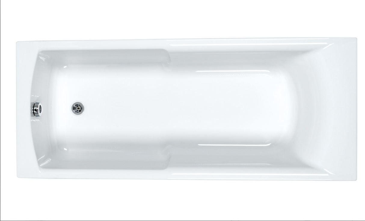 Carron Axis 1600x700mm Single Ended Bath- White Gloss (02033)