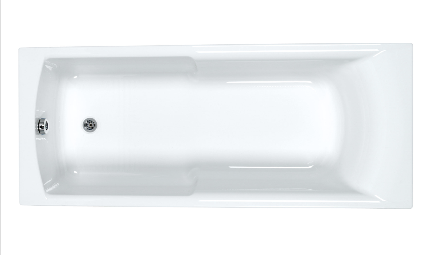 Carron Axis 1600x700mm Single Ended Bath- White Gloss (02033)