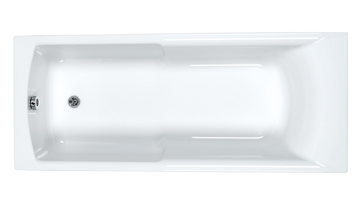 Carron Axis 1700x700mm Carronite Single Ended Bath- White Gloss (02038)