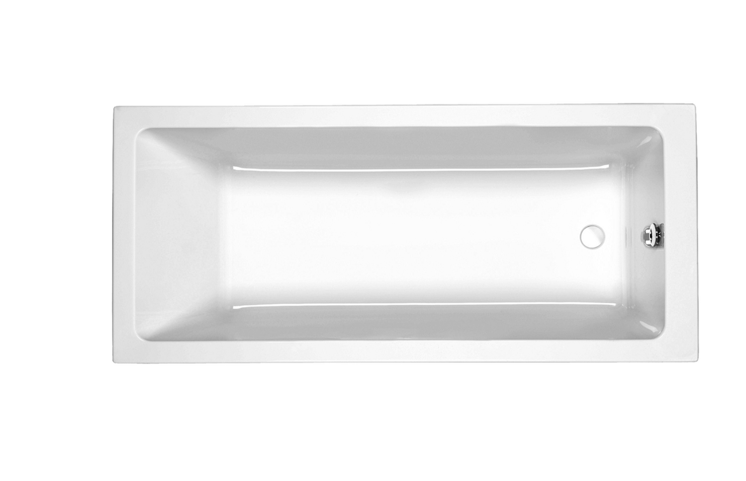 Carron Quantum 1600x700mm Single Ended Bath - White Gloss (02143)