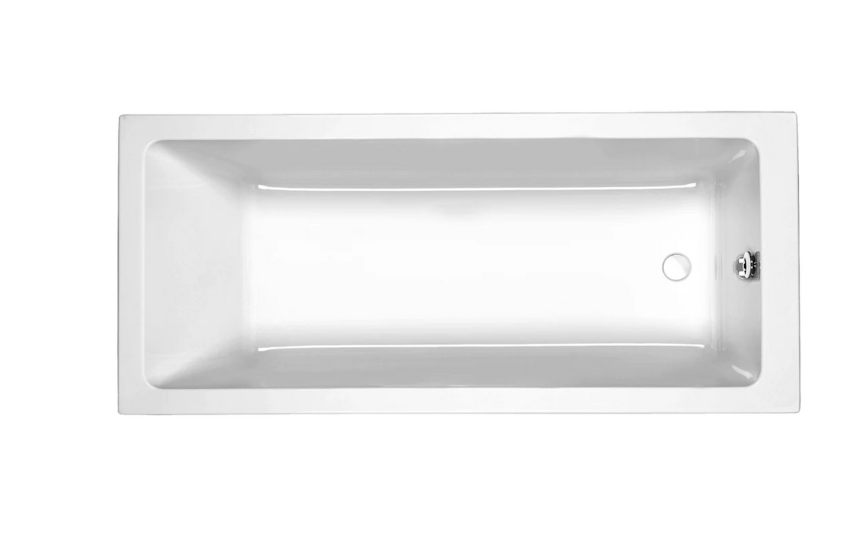 Carron Quantum 1700x750mm Single Ended Bath Carronite - White Gloss (02148)
