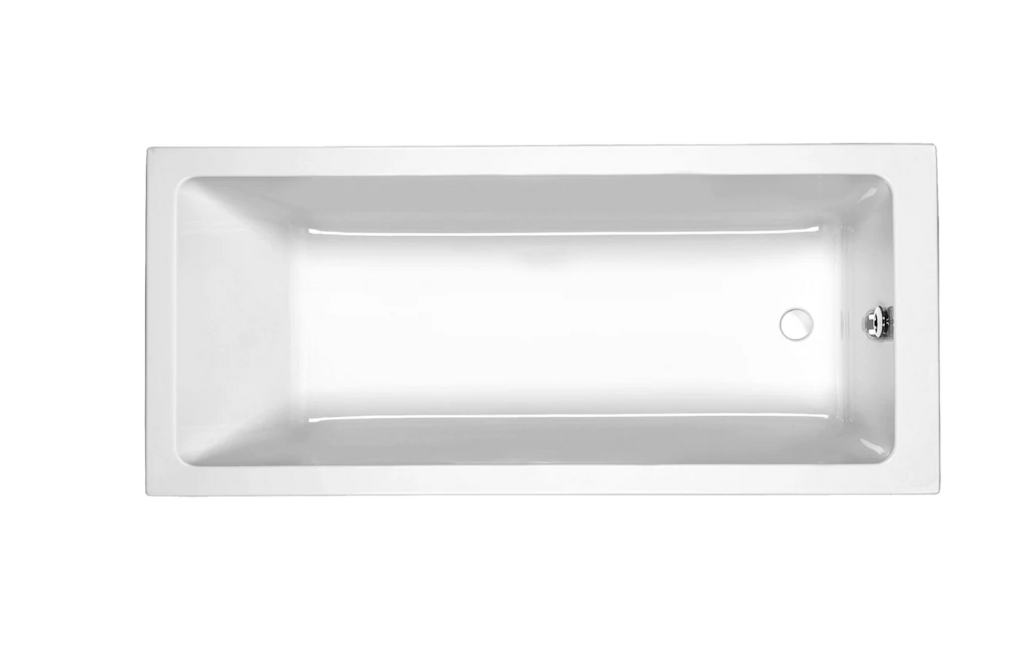 Carron Quantum 1700x800mm Single Ended Bath Carronite - White Gloss (02150)