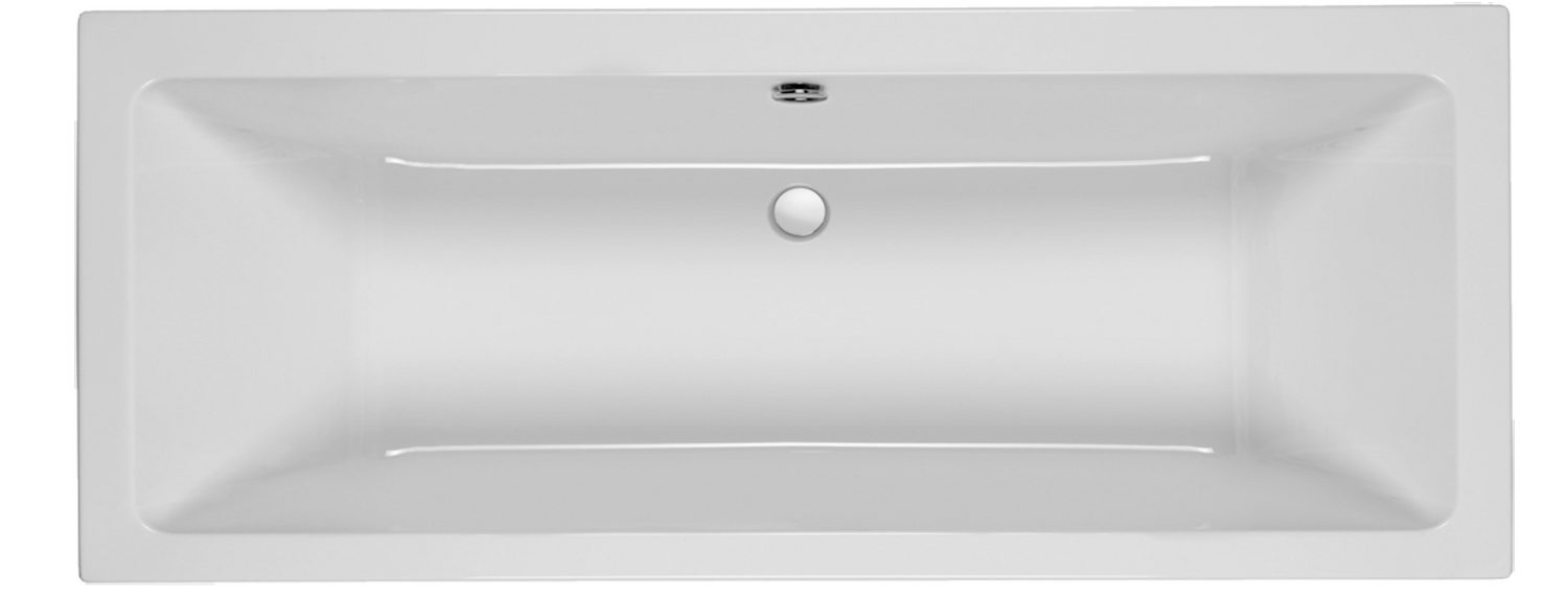 Carron Quantum 1700x750mm Double Ended Bath Carronite - White Gloss (02158)
