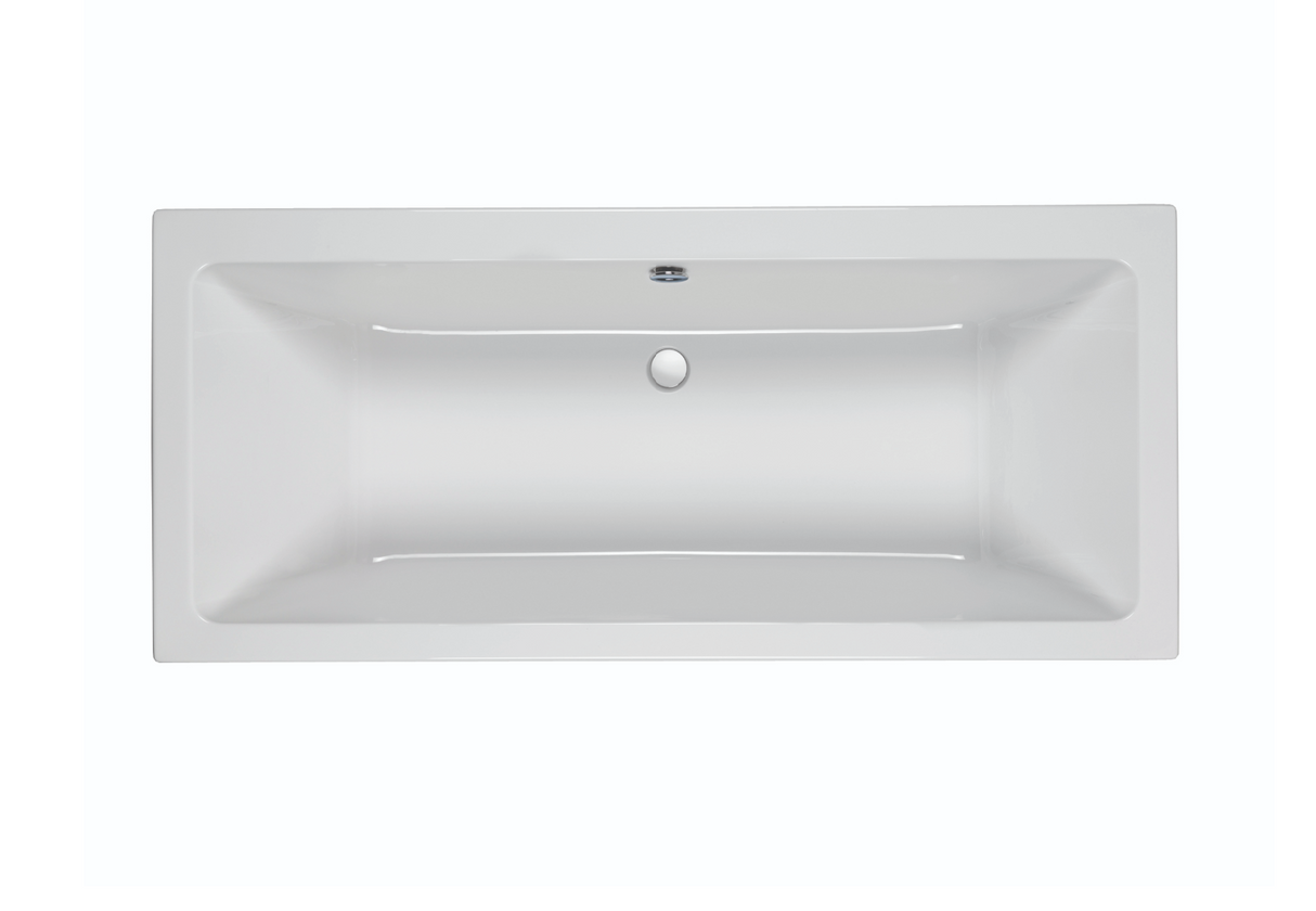 Carron Quantum 1700x700mm Double Ended Bath Carronite - White Gloss (02160)
