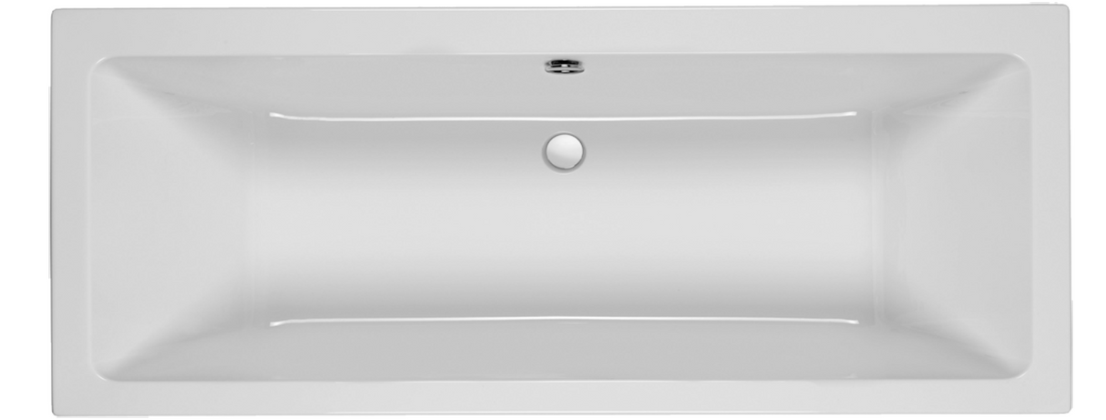 Carron Quantum 1900x900mm Double Ended Bath Carronite - White Gloss (02164)