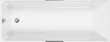 Carron Integra 1500x700mm Single Ended Bath with Twin Grips -Carronite - White Gloss (02166)