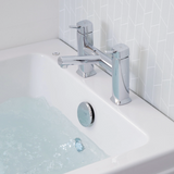 Carron Integra 1700x700mm Single Ended Bath with Twin Grips- Carronite-White Gloss (02170)