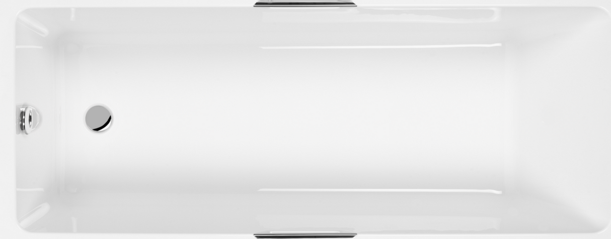 Carron Integra 1700x700mm Single Ended Bath with Twin Grips- Carronite-White Gloss (02170)